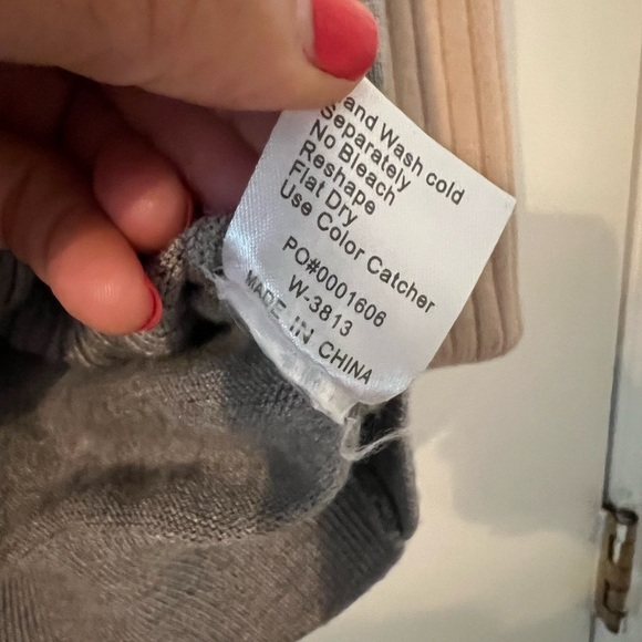 STORY Women's Gray and Tan Cardigan Sweater size S (i121) - Picture 4 of 9